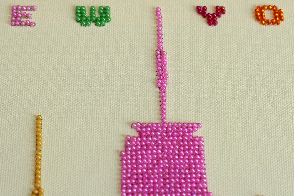 Bead Embroidery Kit Main Bead Embroidery Kit New York City