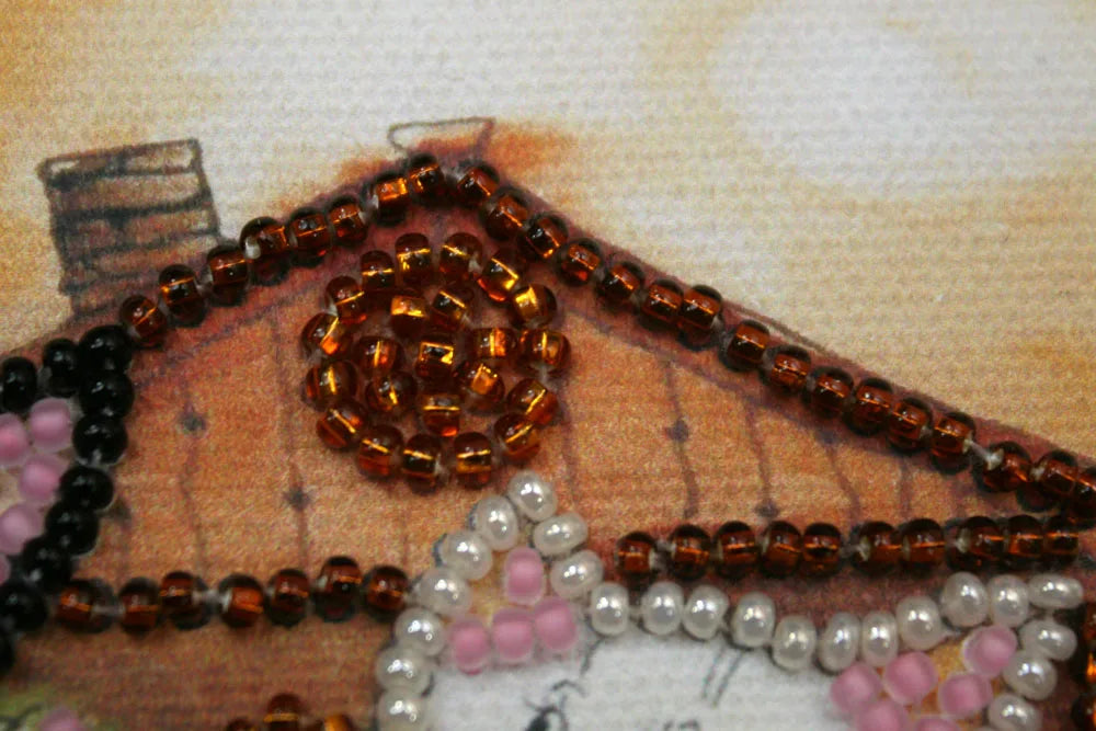 Magnets Bead Embroidery Kit Magnets Bead embroidery kit On the roof