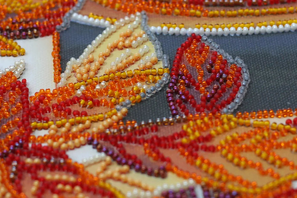 Bead Embroidery Kit Main Bead Embroidery Kit Autumn latte