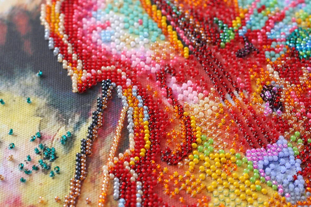 Bead Embroidery Kit Main Bead Embroidery Kit Sparks of sound (Musical display)