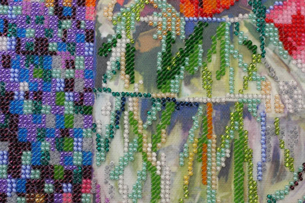 Bead Embroidery Kit Main Bead Embroidery Kit Anemone