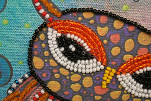 Bead Embroidery Kit Mini Bead embroidery kit Snoozing