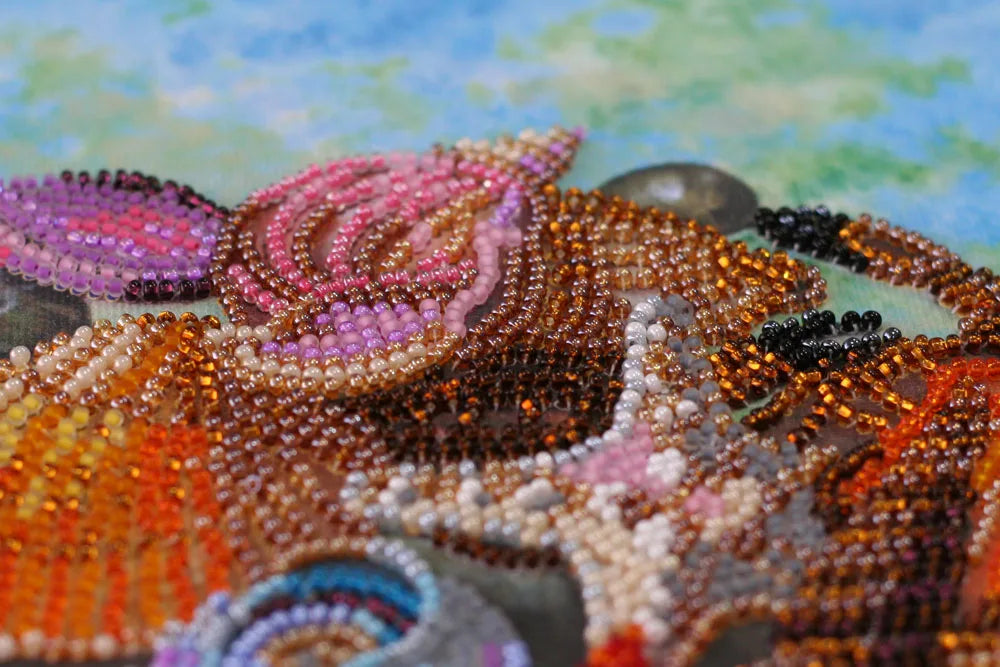 Bead Embroidery Kit Main Bead Embroidery Kit The sea with you