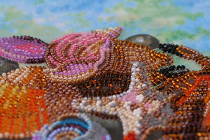 Bead Embroidery Kit Main Bead Embroidery Kit The sea with you