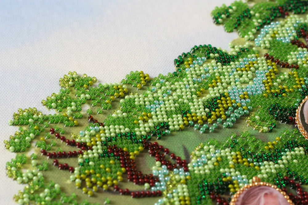 Bead Embroidery Kit Main Bead Embroidery Kit Genealogical tree