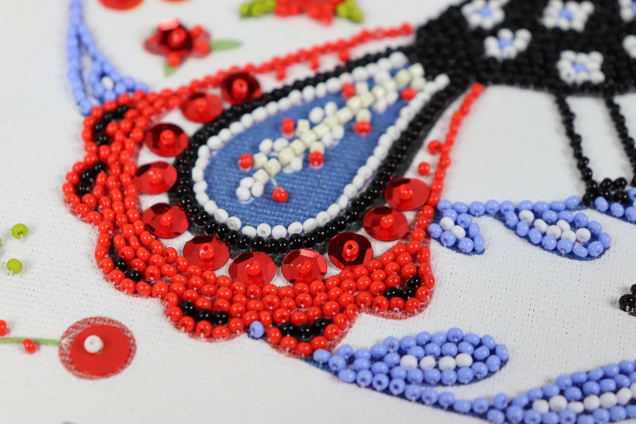 Bead Embroidery Kit Mid-sized bead embroidery kit Colorful wonder