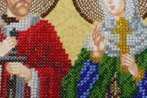 Bead Embroidery Kit Main Bead Embroidery Kit Icon of St.Petr the Prince and St.Fevronia the Princess