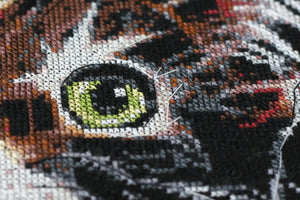 Cross Stitch Kit Cross-stitch kits Fluffy kitten