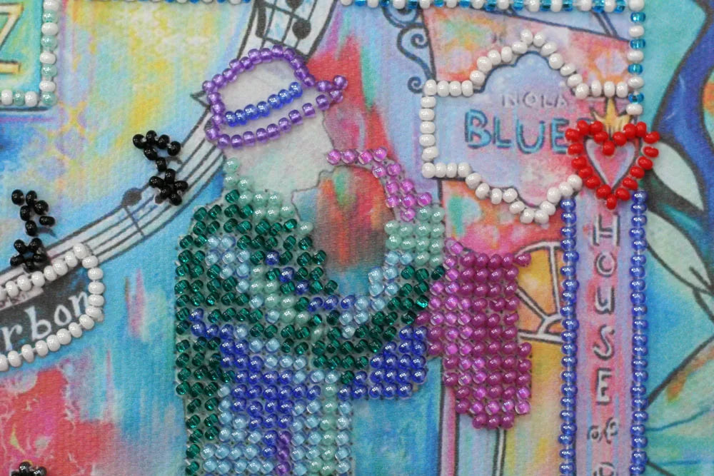 Bead Embroidery Kit Mini Bead embroidery kit Jazzy