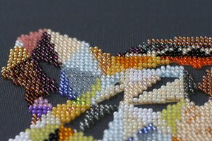 Bead Embroidery Kit Main Bead Embroidery Kit Constellation Tiger