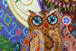 Bead Embroidery Kit Main Bead Embroidery Kit Midnight hues