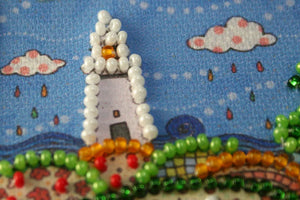 Magnets Bead Embroidery Kit Magnets Bead embroidery kit Flower sea