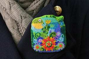Brooch Embroidery Kit Decoration A fish