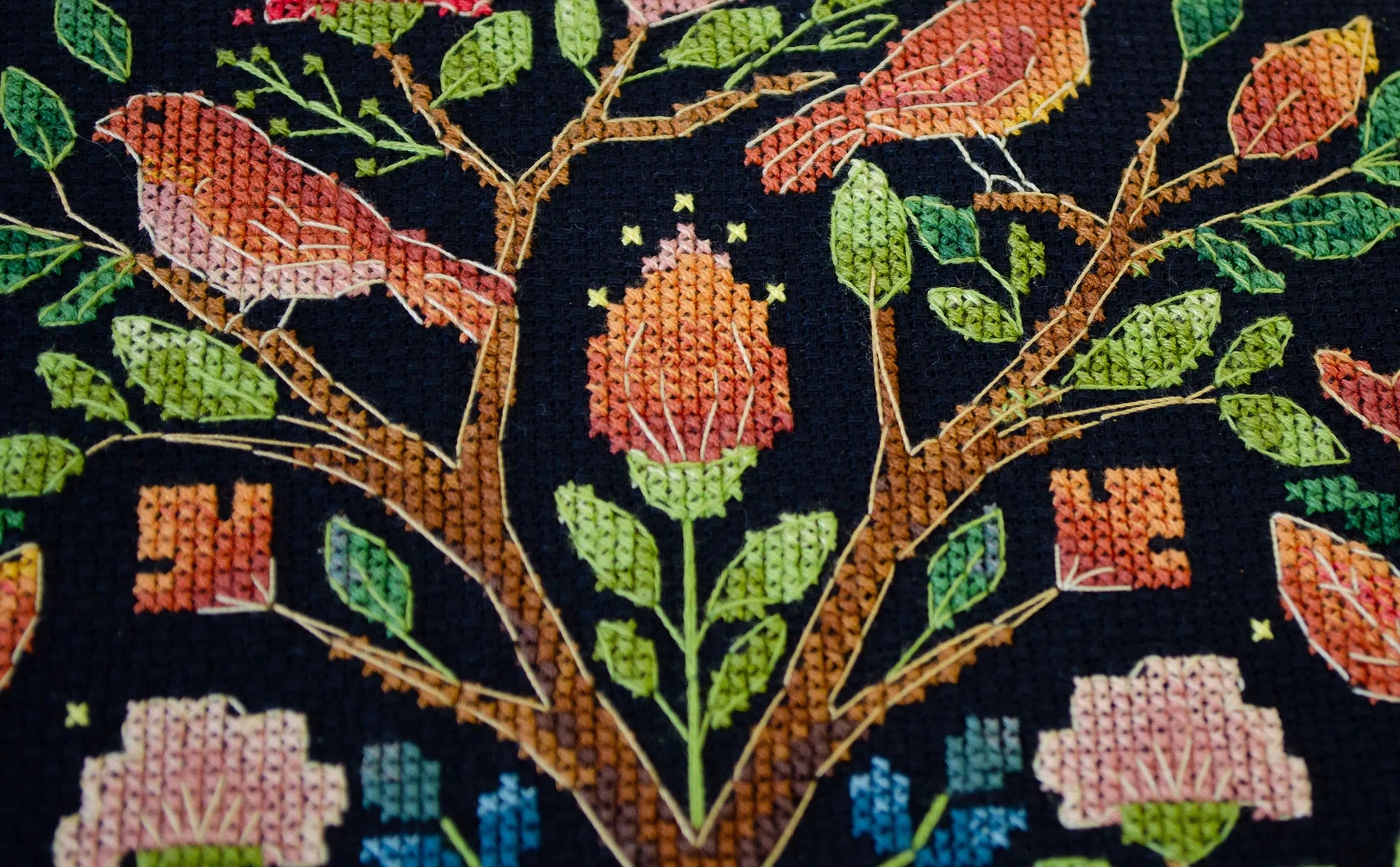 Cross Stitch Kit For Cushion Cross-stitch kits The Tree of Forest Tales (Ethnic themes)