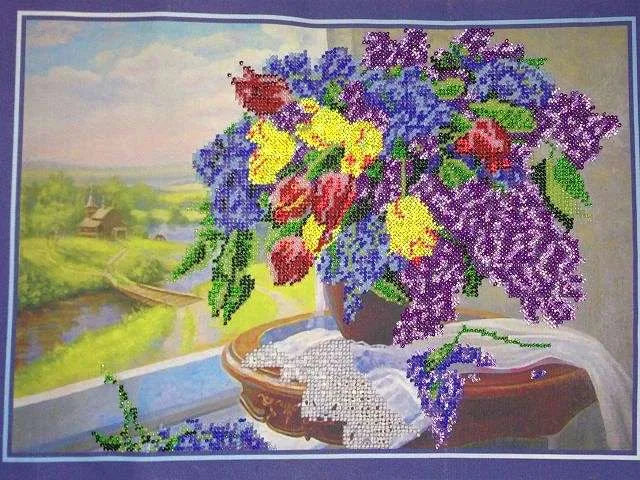 Bead Embroidery Kit Main Bead Embroidery Kit Nostalgia