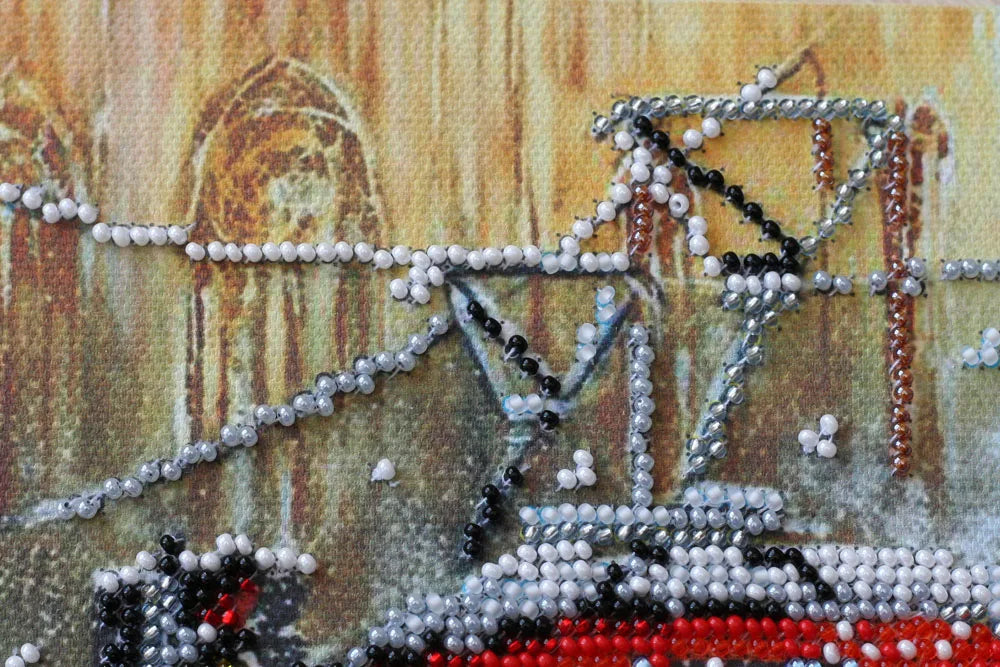 Bead Embroidery Kit Mid-sized bead embroidery kit Tram of wishes