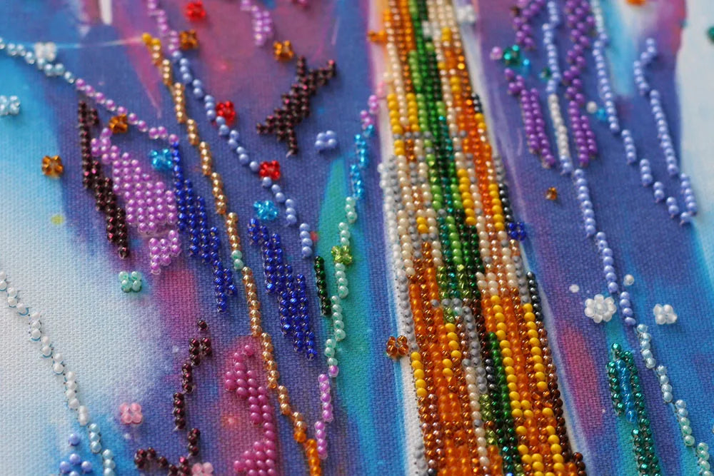 Bead Embroidery Kit Main Bead Embroidery Kit Eiffel Tower