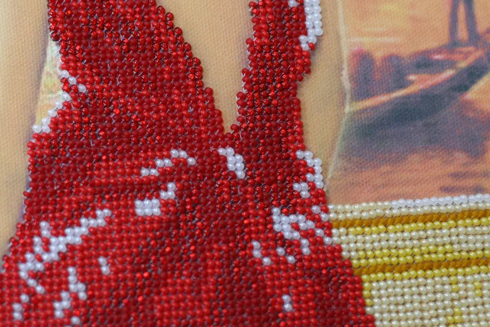 Bead Embroidery Kit Main Bead Embroidery Kit Evening embankment