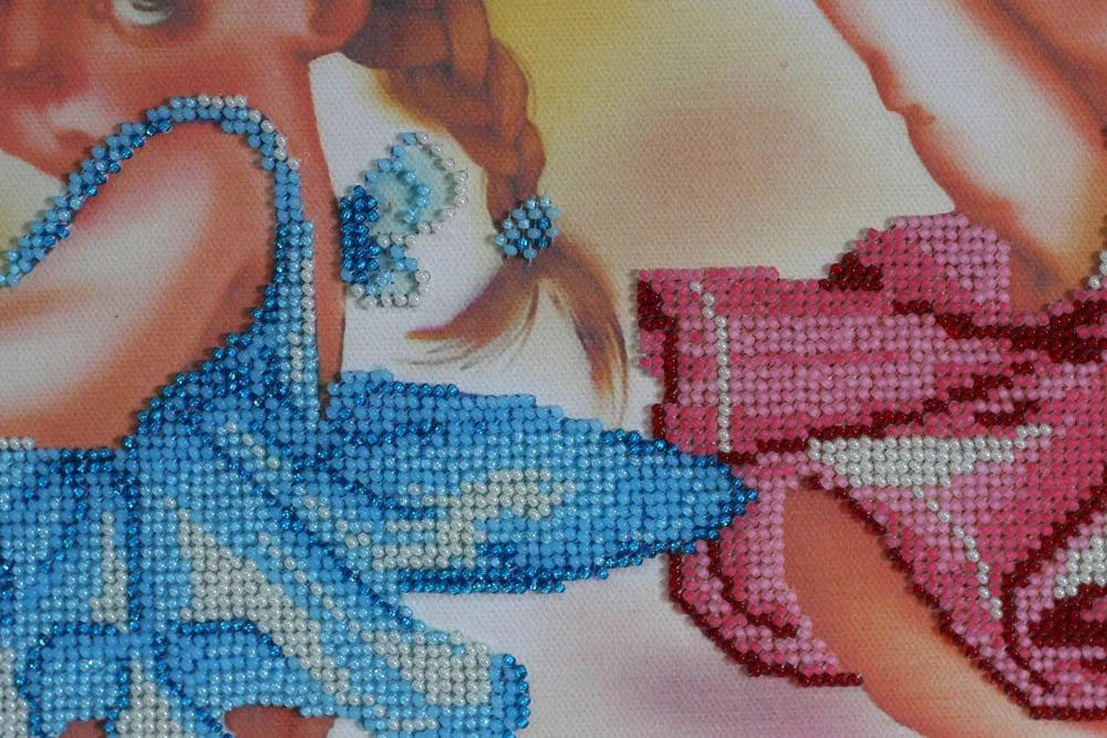 Bead Embroidery Kit Main Bead Embroidery Kit Dance of the Little Swans