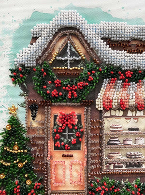 Bead Embroidery Kit Mid-sized bead embroidery kit Time to Celebrate