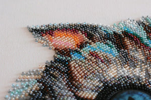 Bead Embroidery Kit Main Bead Embroidery Kit Cheshire Cat