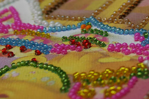 Bead Embroidery Kit Mini Bead embroidery kit Breakfast