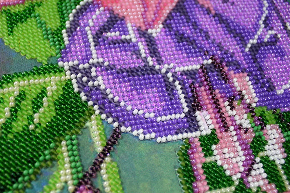 Bead Embroidery Kit Fuchsia – 2