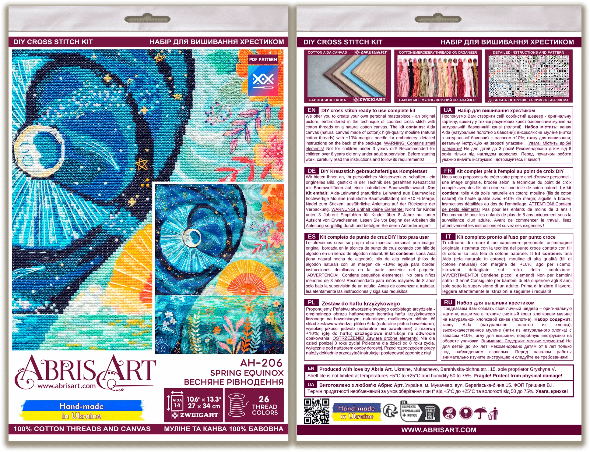 Cross Stitch Kit Cross-stitch kits Spring equinox
