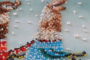 Bead Embroidery Kit Mid-sized bead embroidery kit Tandem