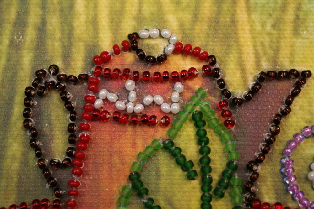 Bead Embroidery Kit Mini Bead embroidery kit Expresso