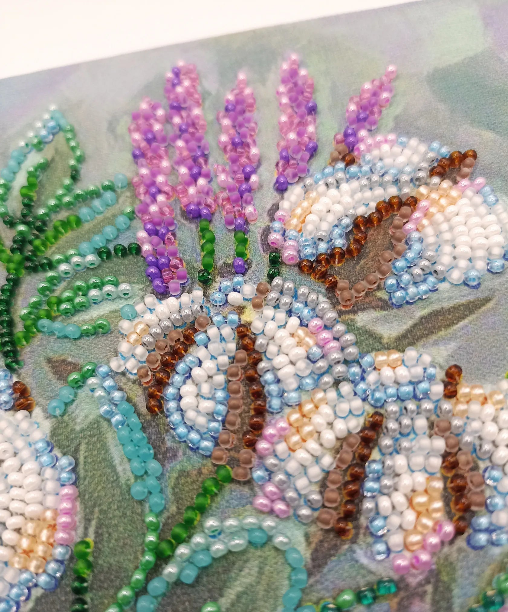Bead Embroidery Kit Mid-sized bead embroidery kit Gentle dream