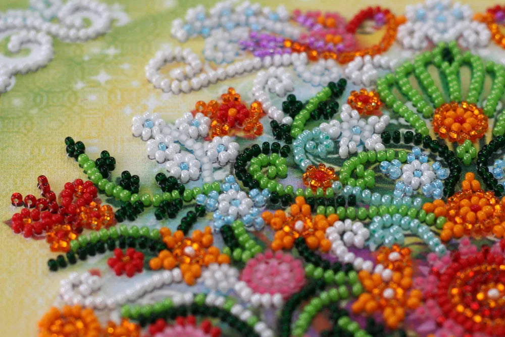 Bead Embroidery Kit Mid-sized bead embroidery kit Fabulous tree