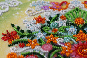 Bead Embroidery Kit Mid-sized bead embroidery kit Fabulous tree