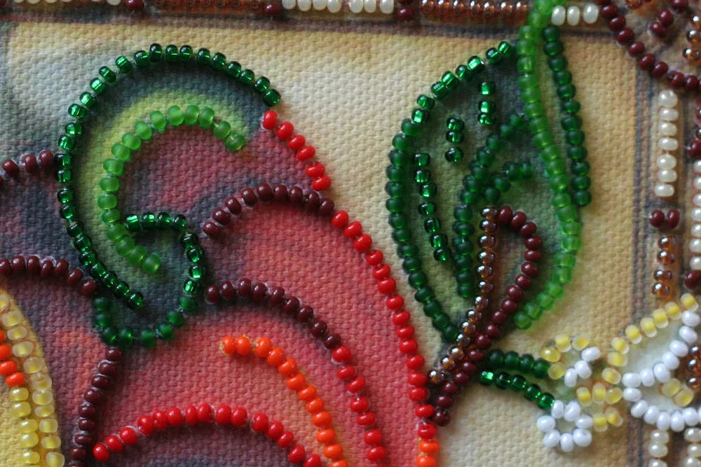 Bead Embroidery Kit Mini Bead embroidery kit Sweet Peppers