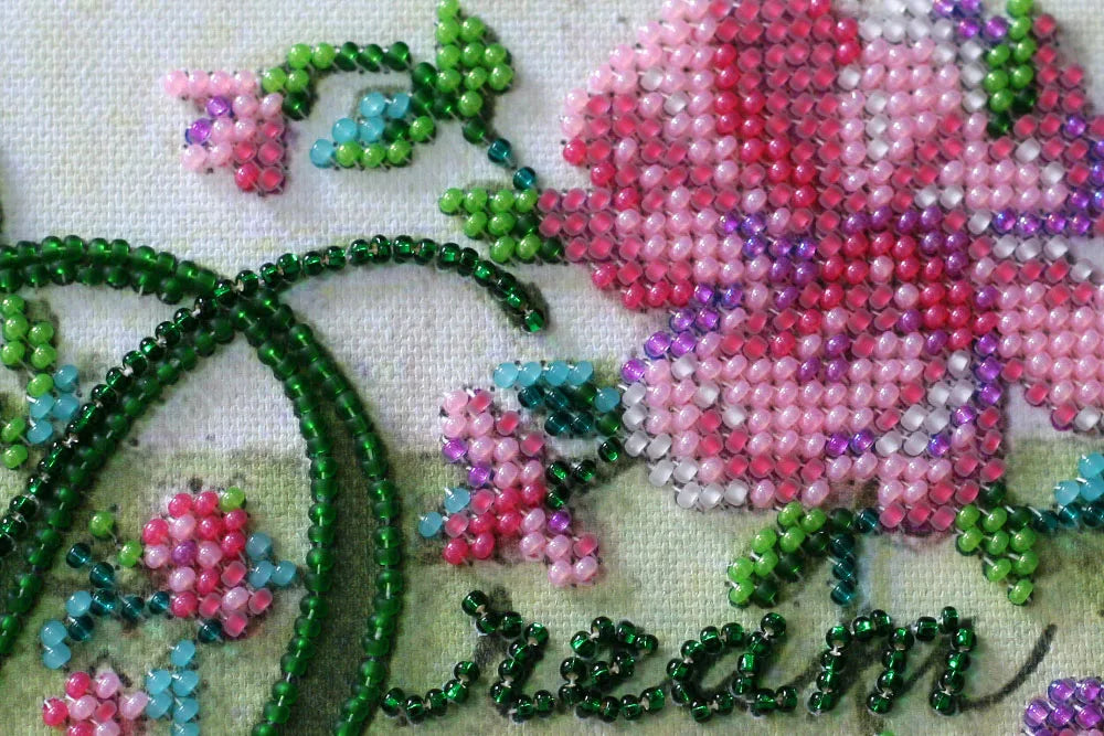Bead Embroidery Kit Mini Bead embroidery kit Dream