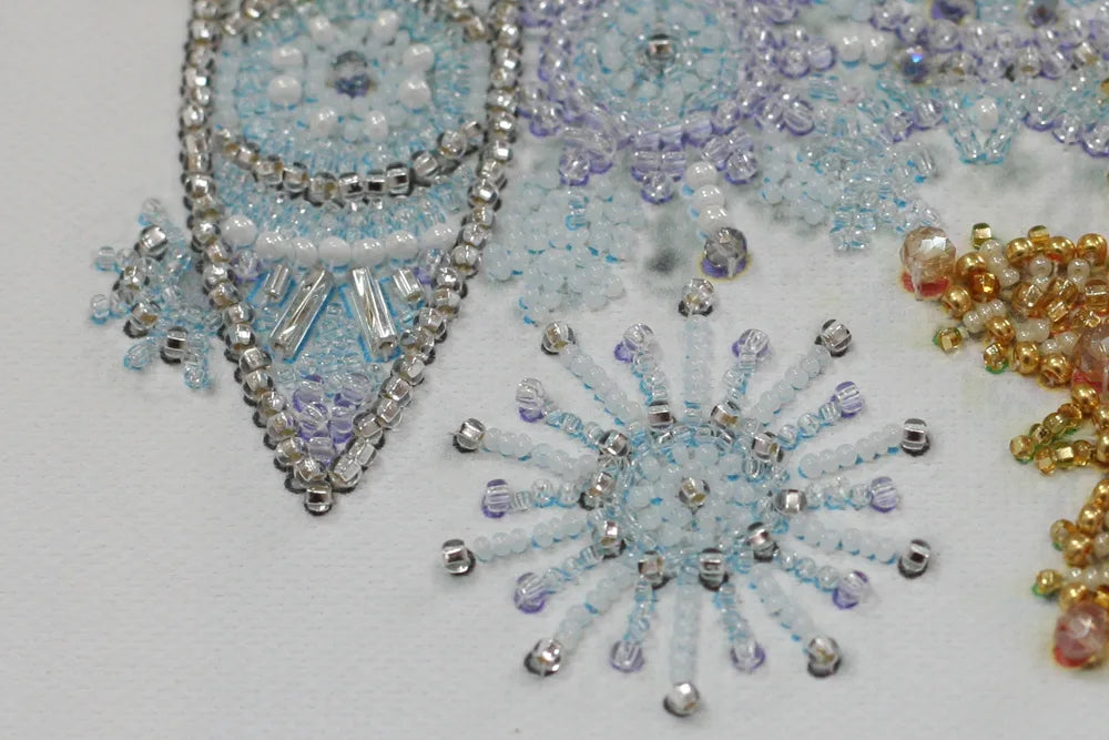 Bead Embroidery Kit Main Bead Embroidery Kit One second "before"