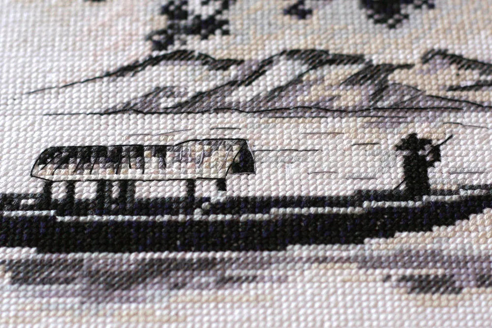 Cross Stitch Kit Cross-stitch kits In the rays of the sunset