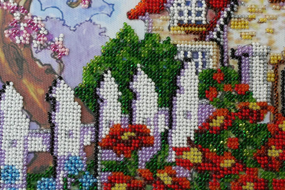 Bead Embroidery Kit Main Bead Embroidery Kit Fabulous summer
