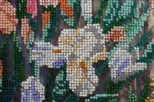 Bead Embroidery Kit Main Bead Embroidery Kit Morning garden