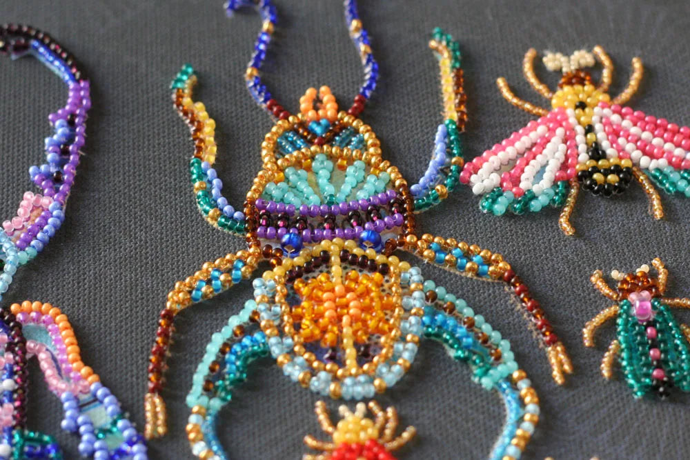 Bead Embroidery Kit Main Bead Embroidery Kit Beetles