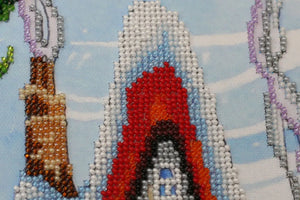 Bead Embroidery Kit Main Bead Embroidery Kit Fabulous winter - 1