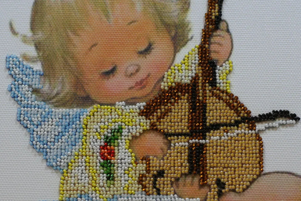 Bead Embroidery Kit Micro Beads Embroidery Kit Lullaby of an angel