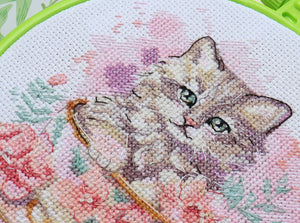 Cross Stitch Kit Cross-stitch kits Tea party
