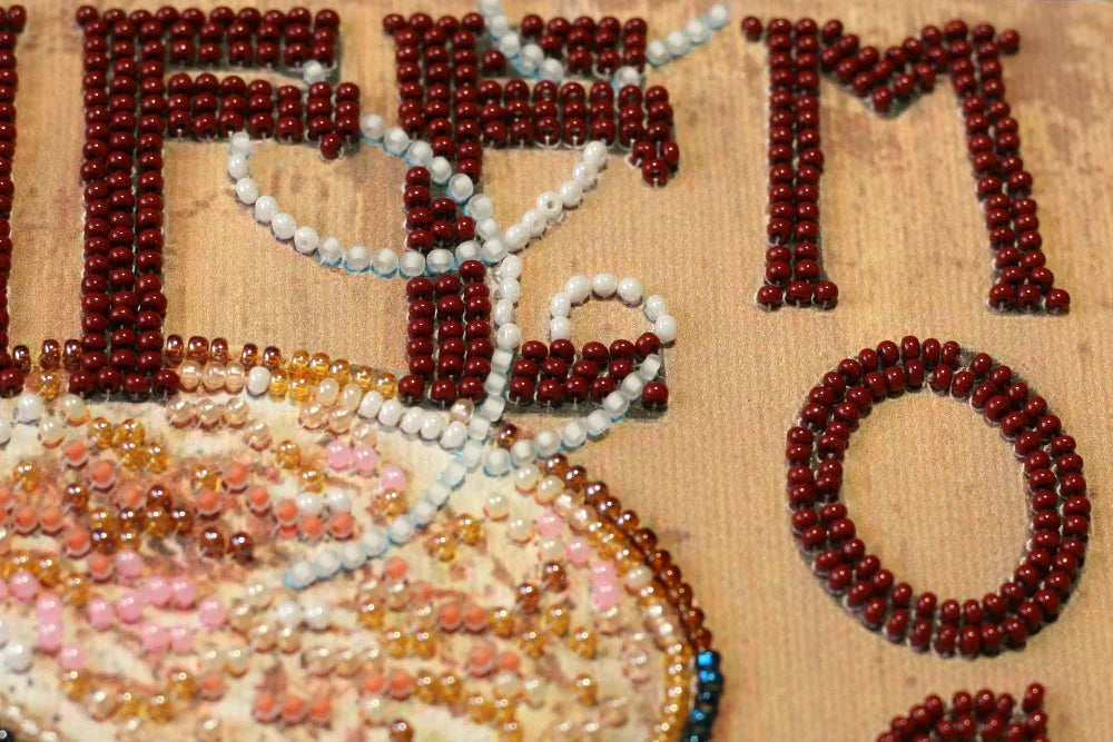 Bead Embroidery Kit Mid-sized bead embroidery kit Mocha