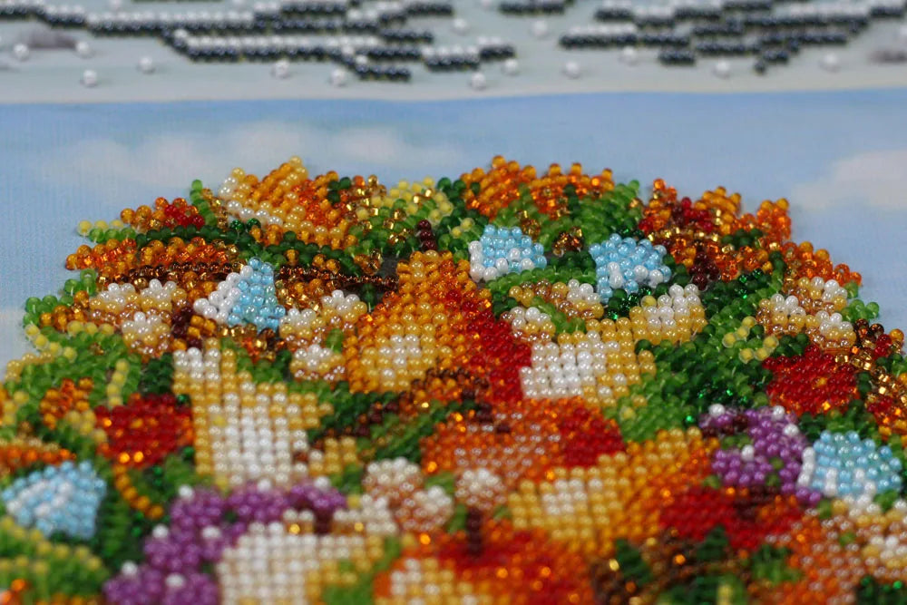 Bead Embroidery Kit Main Bead Embroidery Kit Caravan of seasons
