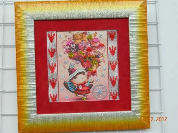 Bead Embroidery Kit Mini Bead embroidery kit Gifts