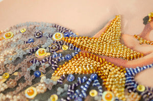 Bead Embroidery Kit Mid-sized bead embroidery kit Star waltz