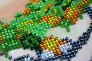Bead Embroidery Kit Bluebird