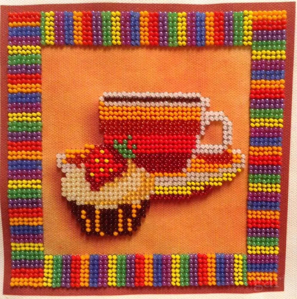 Bead Embroidery Kit Main Bead Embroidery Kit Cup