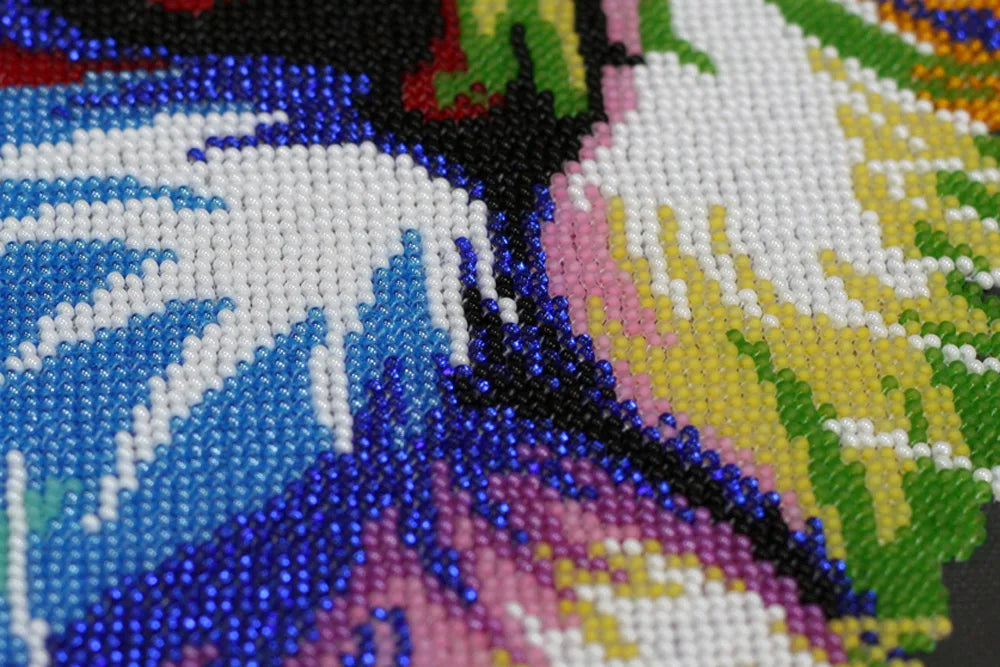 Bead Embroidery Kit Main Bead Embroidery Kit Neon look